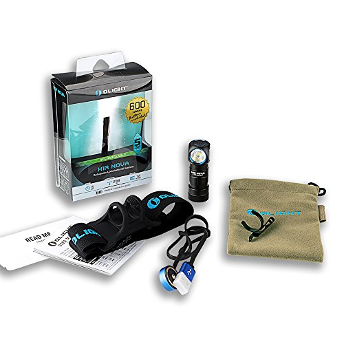 Olight® H1/H1R Nova Stirnlampe Taschenlampe Multi-funktion-Lampe mit CREE XM-L2 CW/NW LED – inkl. 1 x 16340 Batterie – universell und praktisch (kaltweiß, neutralweiß und aufladbar Kit Version verfügbar) - 7