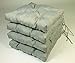 Produktbild Rattani Set 4 x Stuhlkissen/Sitzkissen Klara 42 x 42 cm Dicke 8 cm, Fb. Soft Gray, Polyester