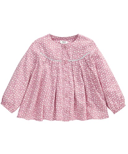 Mamas and Papas Baby-Girls Floral Blouse, Pink, 3-6 Months