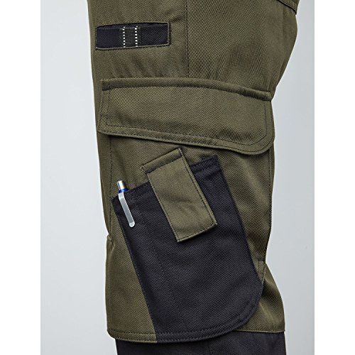 PIONIER WORKWEAR Herren Latzhose Resist 1 in oliv (Art.Nr.9471) - 4