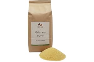 Hotte Maxe Gelatine-Pulver für Pferde - 100 Bloom, 20/30 mesh, 1kg