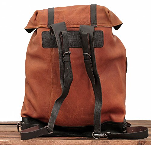 MON LEGIONNAIRE Sac à dos en cuir style Vintage couleur naturel PAUL MARIUS