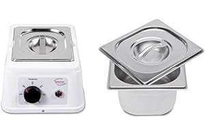 Städter - Temperiergerät Set inkl. Zusatz-Behälter - Schmelzgerät für Kuvertüre und Schokolade - Inhalt des Schokoladenbehälters je 1,5 Liter