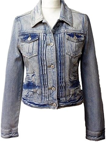 Falmer New Ladies Denim Jacket Women Heritage Fitted Vintage Jean Top Coat 8-20 (12)
