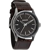 Nixon Herrenuhr Analog Quarz mit Lederarmband – A3771887-00