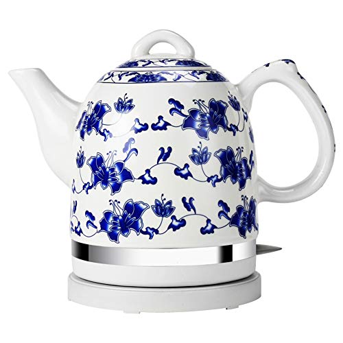 TD Bouilloire lectrique Thire Pot de sant en cramique Bouilloire lectrique Bouilloire Bouilloire Bouilloire Chauffe-Eau Ensemble de th Grande capacit Arrt Automatique 1000W 1.2L