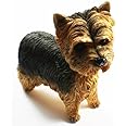 Dog Studies - Walkies Range Yorkshire Terrier Figurine, by Leonardo, Designed in England, Gift Boxed, Size 12cm long x 9cm tall