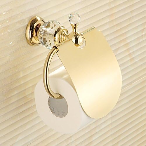 TRRE-Marble jade towel rack toilet paper holder/All copper antique bathroom roll tray/Toilet tissue boxes waterproof-D