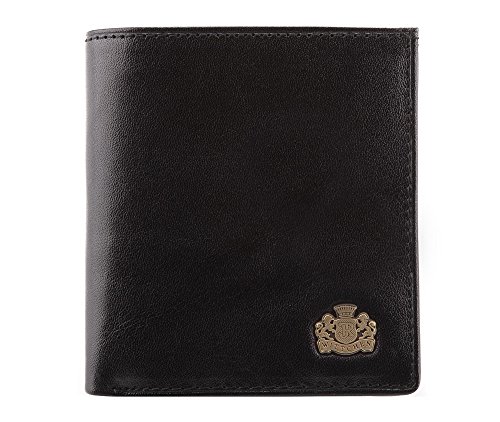 WITTCHEN Billetera | Color: Negro | Material: Cuero de grano | Tamaño: 9.5 x 10 CM | Orientación: Horizontalmente | Colección: Arizona | 10-1-065-1