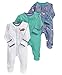 Mamas and Papas Baby-Boys 3 Pack All-in-One London City Bodysuit, Multicolour, 9-12 Months