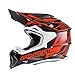 Produktbild O'Neal 2Series RL MX Helm Manalishi Schwarz Orange Motocross Enduro Quad Cross ABS, 0200-01, Größe XS (53/54cm)