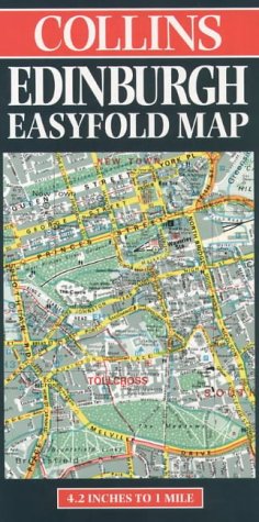 Preisvergleich Produktbild Edinburgh Easyfold Map