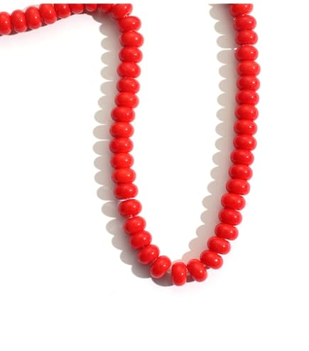 Perlin Kirsche Quarz (Cherry Quartz) Edelsteinperlen – Rund, 6mm Oder 8mm, Rot, Für Schmuckherstellung & DIY
