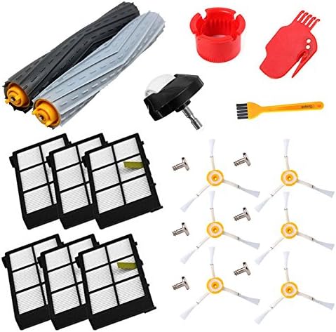 aotengou Front Wheel Caster Assembly & Brush replacement Kit For iRobot Roomba 500 600 700 Series 529 550 595 620 625 630 650 660 760 770 780 790 Vacuum Cleaner Accessories (style 5)