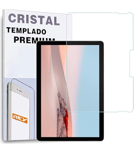Gerutek 2 Pezzi Pellicola Protettiva per Microsoft Surface Go 4/Go 3/Go 2/Go 10.5 Pollici, Pellicola in Vetro Temperato per Surface Go 4/3/2/1 [0,33 Ultra Trasparente][Antigraffio][Senza Bolle][9H