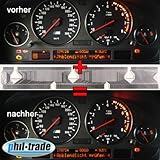 Passend für: BMW 5er E39 (alle Modelle mit großem Bordcomputer im Tacho = siehe Bild) / BMW 7er E38 (alle Modelle mit großem Bordcomputer im Tacho = siehe Bild) / BMW X5 E53 (alle Modelle mit großem Bordcomputer im Tacho = siehe Bild) / Land Rover Range Rover III (alle Modelle mit großem Bordcomputer im Tacho = siehe Bild)