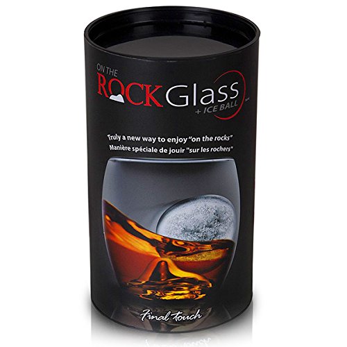 On the Rocks Glass & Ice Ball Mould Gift Set - 5