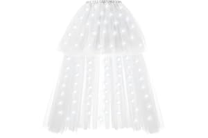 Hifot Jupe Tutu LED pour Femme, Tutu en Tulle Ballet de Danse Lumineuse Jupe Tulle Femme Danse et Ballet Déguisement Noel Halloween Accessoire - Piles Non Incluses