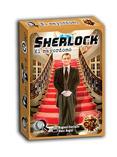 GM Games- Sherlock: el mayordomo Juego de investigación, Color Gris (GDM Games GDM2094)