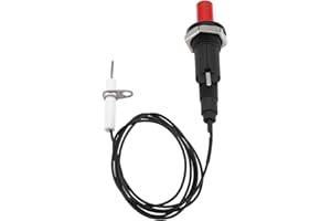 Tokaneit Allumeur Piézo Electrique,D'allumage Piézo Spark Kit,Allumeur à Bouton avec Câble,Spaker Generator Kit,Convient Aux Barbecues à Gaz,Cuisinières,Radiateurs,Fours et Appareils de Chauffage