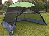 DeFacto Campingzelt Sonnenschutz Pavillon Moskitonetz Gartenzelt Sonnendach Pop Up Zelt -5 Personen mit Tasche 300x300x210cm