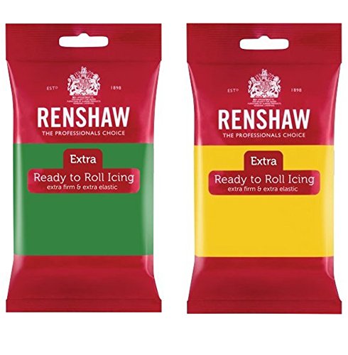RENSHAW FONDANT - PACKS DE DOS UNIDADES (Verde y amarillo)