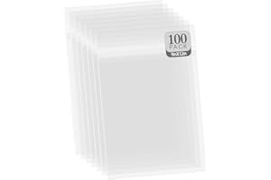 Golden State Art, Transparente Beutel für Matten, Bilder, säurefrei, 24 x 31 cm, 100 Stück