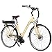 Produktbild E-Bike Hollandrad - 28" CityBike Tiefeinsteiger B14 AsVIVA | 36V 13Ah 468Wh Samsung Zellen Akku | 7 Gang Shimano Nexus Nabenschaltung | 250W Bafang Mittelmotor | Scheibenbremsen | Zoom Federgabel | LED Beleuchtung | Felgenschloss | Alu Elektrofahrrad Pedelec in beige | Unisex Damenrad Herrenrad