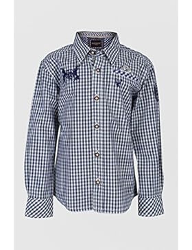 Michaelax-Fashion-Trade Krüger - Kinder Trachten Hemd, Green Noble Deer (83106-805)