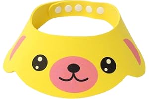BRUSSELS08 Brüssel s08 Cartoon Tier Baby Badewanne Dusche Shampoo Visor Kappe Kinder Haar waschen Augenschutz Kappe Verstellbar Safe Shampoo Dusche Baden Hut für Badewanne Haar schneiden