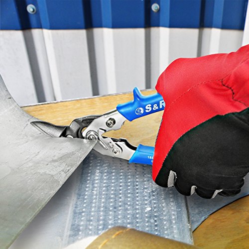 S&R Blechschere / Hochleistungsschere Ideal-Serie, stark und wendig. Linksschnitt 260mm - 6