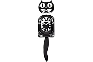 KIT CAT KLOCK Classic Black Kitty-Cat - Made by Kit-Cat Klock? by California Clock Company