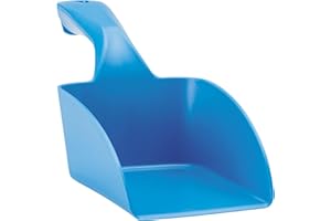 Vikan - Hygiène - Pelle à Main - Droite - Polypropylène - Bleu - 1L