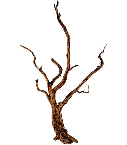 EmoursTM Aquarium Zinkbaar Drijvend Hout Vis Tank Decoratie, Klein