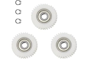 HEBEOT 3pcs 36 denti ingranaggio motore ingranaggio denti nylon ingranaggio bici elettrica strumento 36 denti bici elettrica ingranaggi planetari ingranaggi planetari con cuscinetti 47.5x13.5 mm