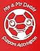 Hat-Trick Designs Accrington Stanley Football Baby Romper Sleep Suit-0-3m-Red-Me & My-Unisex Gift
