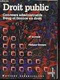 DROIT PUBLIC. Concours administratifs, Deug et licence en droit, 10ème édition 1996