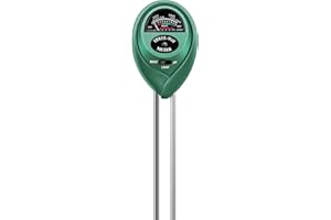 VIVOSUN Bodenmessgerät, 3-in-1 Pflanzenfeuchtigkeitsmesser, Licht- und pH-Tester für Zuhause, Garten, Rasen, Landwirtschaft, Innen- und Außenbereich