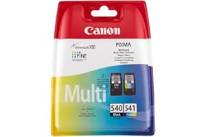 Canon PG-540 CL-541 Pack de 2 Cartouches Noir + Couleur (Multipack plastique sécurisé)