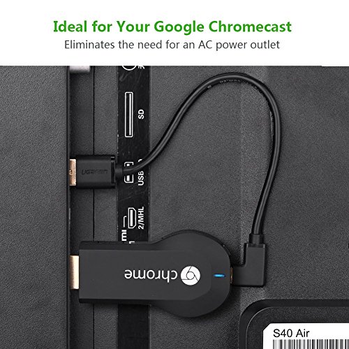 TV Stick Kabel UGREEN Micro USB 90 Grad Kabel Winkelstecker Stromkabel für Chromecast,TV Stick,Roku Streaming Stick und so weiter - 4