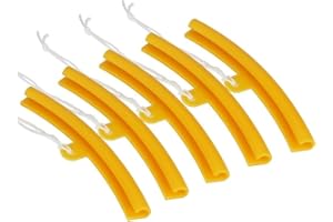 TANCUDER 5 PCS Felgenschutz Reifenmontage Felgenkantenschutz Reifen Felge Montageschutz Motorrad Felgenschoner KFZ Felge Protector Auto Felgenschutzleiste für Alle Gängigen Montiereisen(Orange)