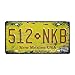 Produktbild 66retro New Mexico) 512-nkb, Land of Enchantment, geprägt Vintage Blechschild, Retro Auto Nummernschild, 30 cm x 15 cm