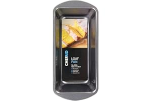 Chef Aid Kastenform, antihaftend, für 450 g, rechteckige Brotform, 18,5 x 9 x 6 cm (Innenmaße) Ideal für Brot, Laibe, Kuchen und Gebäck. Spülmaschinen-, kühlschrank- und gefrierschrankfest.