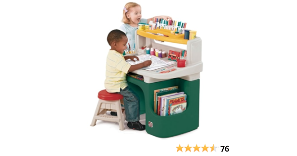 step 2 art table with stools