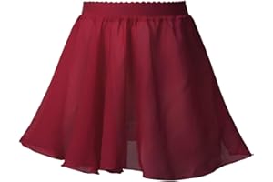 Alvivi Gonnellino da Danza Classica Bambina Chiffon Gonna da Balletto per Bambini Tulle Gonna a Portafoglio Ballerina Gonna da Pattinaggio Artistico Jazz Danza Moderna