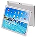 Produktbild Tablet mit SIM-Kartensteckplatz entriegelt 10 Zoll(10.1"),4GB RAM,64GB Speicher,4G Dual-SIM,Android 7.0,1920x1200 HD IPS,Octa Core CPU,WiFi/WLAN/Bluetooth,USB-Silber