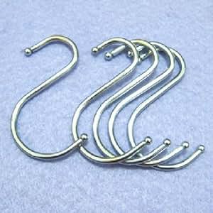 Große S-Haken im 5er-Pack Edelstahl 4,5 Zoll, 5cm / 3cm jeweils ...