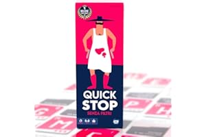 ATM Gaming QUICKSTOP Senza Filtri - Gioco di Carte per Adulti - Gioco da tavolo - Divertente, Irriverente e Veloce - 2 a 7 Giocatori - Perfetto per Aperitivi, Feste e Serate - Party Game Italiano