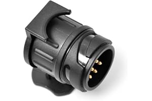 Namvo Przewód i Gniazda - 13 do 7-Biegunowy Adapter Wtyczki, Przyłącze 12 V, Hak Holowniczy, Trwały, Wodoszczelny, Chroni Przyłącza, Żeński