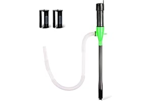 SWANLAKE GARDEN TOOLS SWANLAKE Portable Battery Powered Electric Fuel/Water Transfer Pump 2.2 GPM - Liquid Siphon with Adjustable Flow Control, Gas Can Pump for 3-5 Gallon Cans
